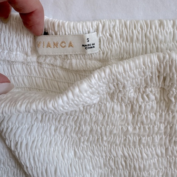 Miss Lola White Top & Skirt Set - Picture 6 of 9